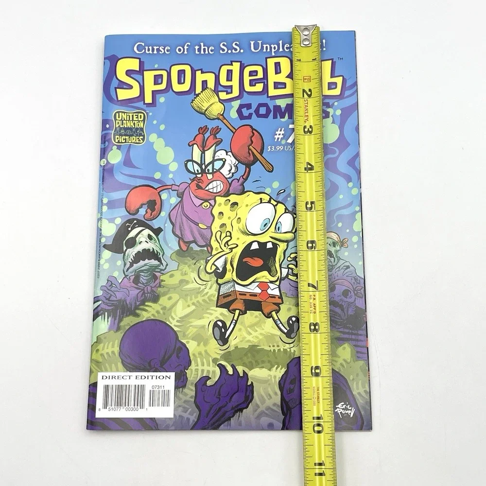 SpongeBob Comics #73 2017 Curse of the S.S. Unpleasant United Plankton Direct